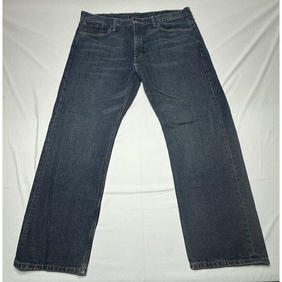 Levi's Other - Levis 569 Men's Dark Wash Loose Straight Fit Blue Denim Jeans- Size 40x30.5